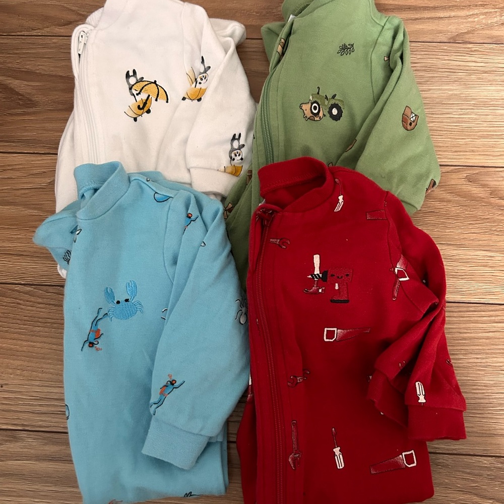 Petit Lem& more-28 piece- Cozy Baby Onesie and Pant Collection